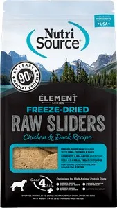 20oz Nutrisource Element Freeze-Dried Chicken Duck Sliders - Health/First Aid